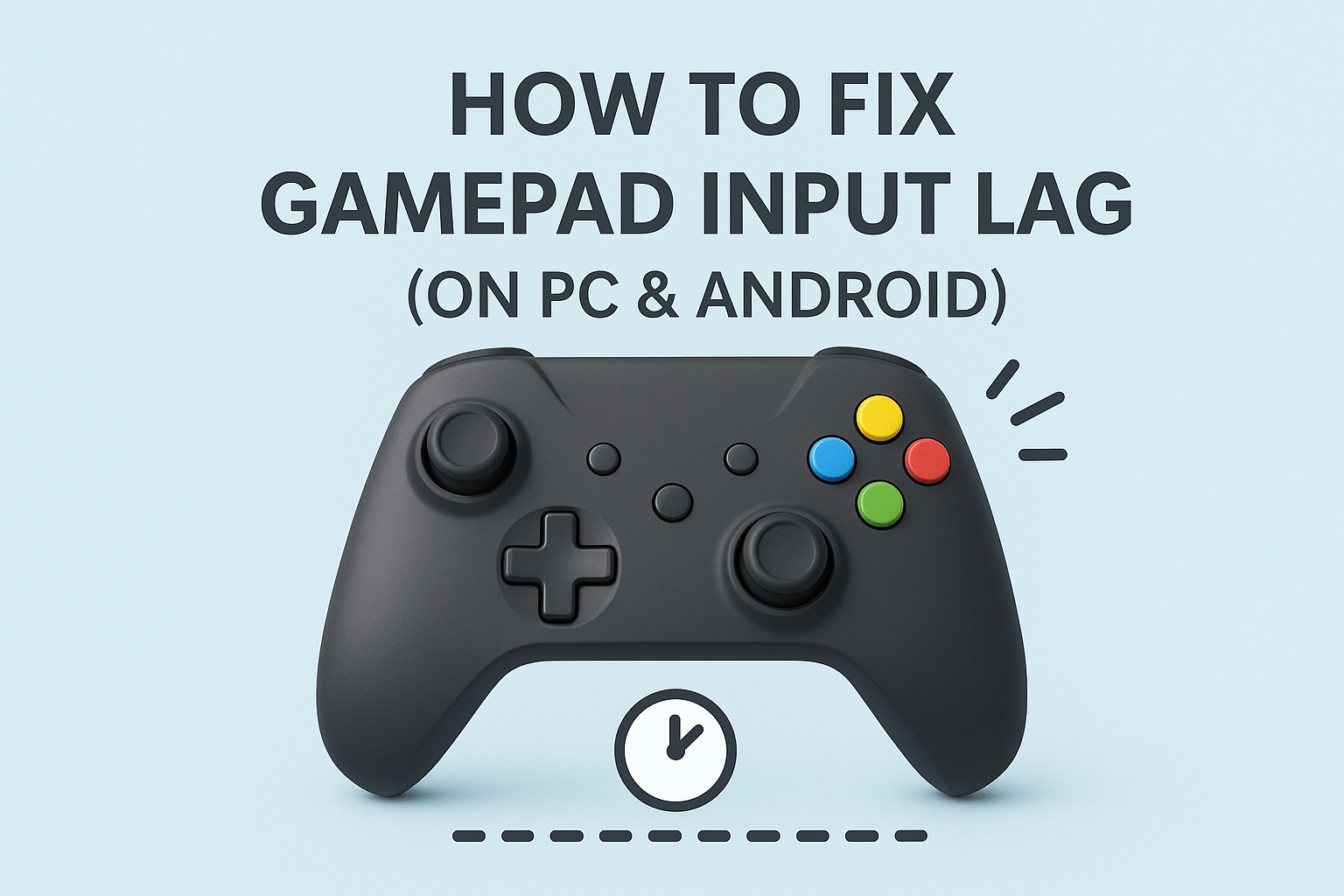 gamepad input lag on pc and android
